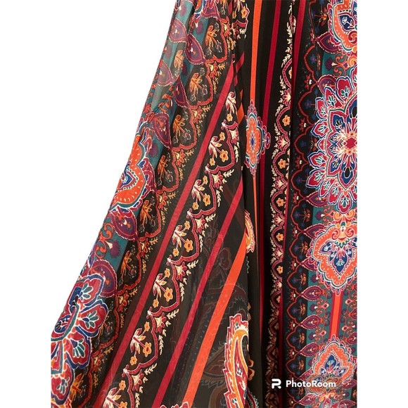 MSK Women’s Floral Dress Cold Shoulder Sleeve Size M - Picture 4 of 7